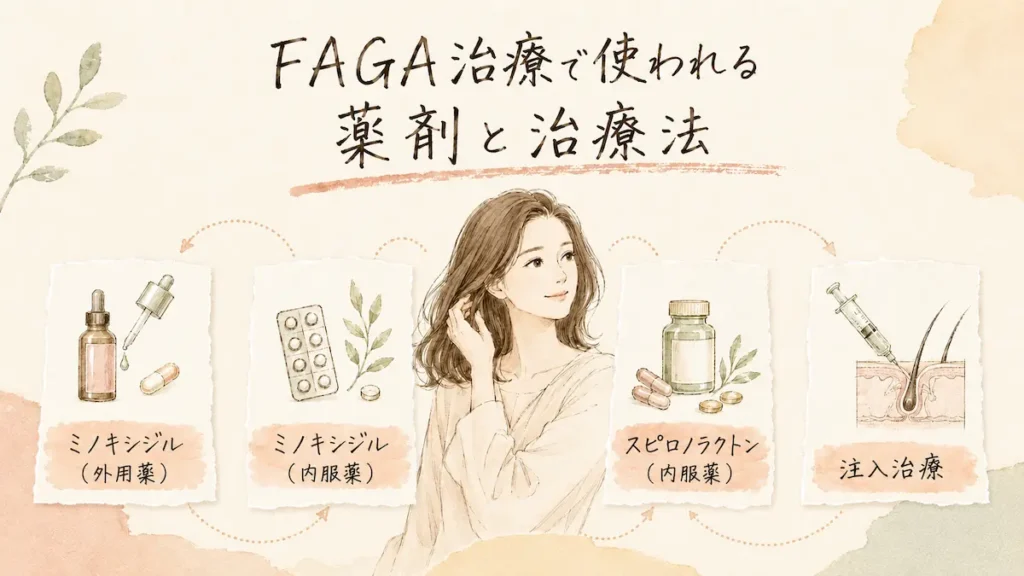 FAGA治療で使われる薬剤と治療法